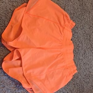 lululemon athletica Orange Athletic Shorts